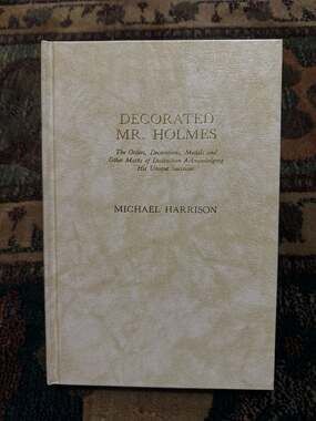 Decorated Mr. Holmes by Michael Harrison (1984) Signed & Numbered Limited Editio